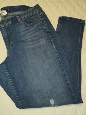 Lane Bryant Dark Blue Straight Leg Jeans